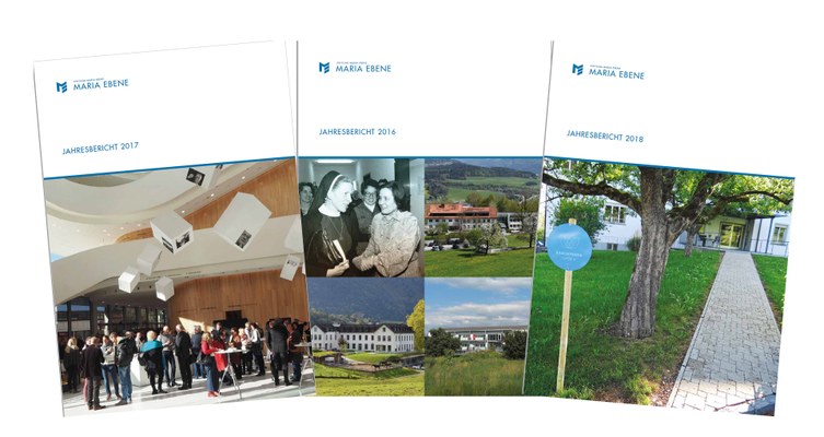 Die Jahresberichte der Stiftung Maria Ebene für alle Einrichtungen