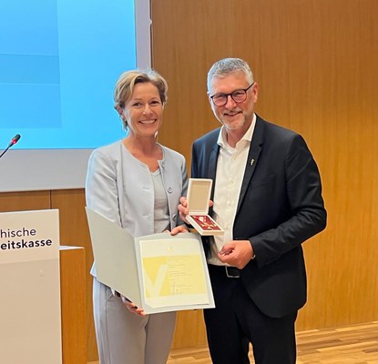Dem Präsidenten der Stiftung Maria Ebene, Manfred Brunner, wurde das große Verdienstzeichen des Landes Vorarlberg verliehen!